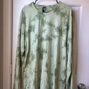 Lululemon green tie dye long sleeve